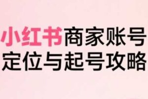 小红书电商全链路实战从定位到爆单，系统拆解小红书商家起号全流程（更新）