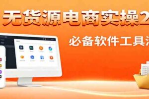 无货源电商实操2.0:精细化选品迭代,全站测新品流程,附必备软件清单