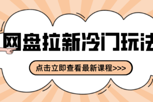 贴吧+网盘拉新:2-3天变现的冷门玩法,实操细节全拆解快速上手拓展收益渠道