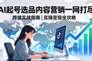 (17824期)2026 TikTok 跨境AI实操:从零基础到变现全流程,AI起号选品内容营销一网打尽
